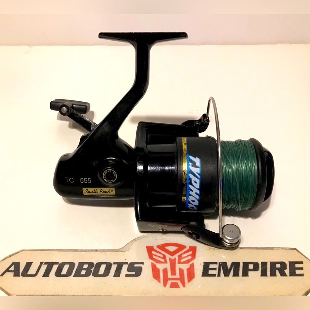 Vintage SOUTH BEND TYPHOON TC-555 Fishing Reel China Spool Camping Outdoor Lure